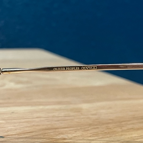 Oliver People’s Japan Collection - Amandine OV7998 Black Frame Round Eyeglasses - Picture 4 of 4